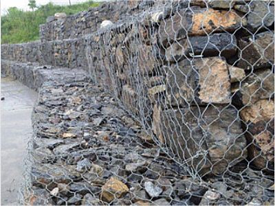 安定武隆接龍水庫應用 鍍鋅石籠網