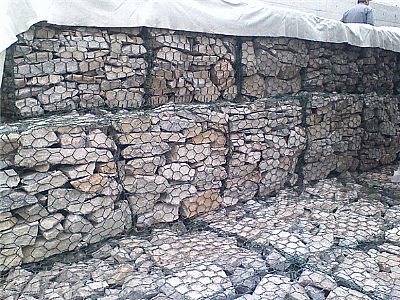 安定生態石籠網施工的一般施工步驟